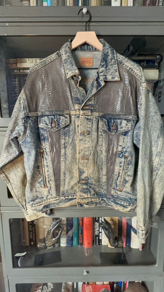 Vintage Snakeskin Levi’s Type 3 Jacket