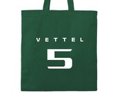 Vettel 5 Formula One Spacious Tote Bag Motorsport F1 Shoulder Bag Totes Bag For Life