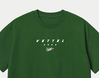Vettel Signature Formula One Racing T-Shirt F1 Gifts, Formula 1 Clothing