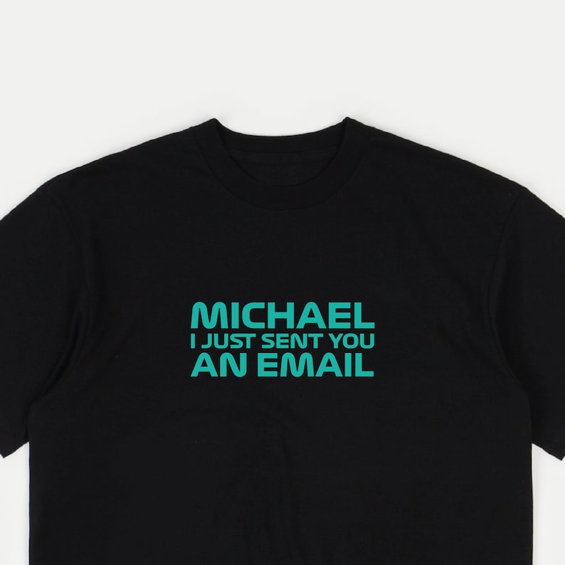 Toto Wolff "Michael, jag skickade just ett mejl till dig" Formel 1-racing-t-shirt | Motorsportkläder och bilnördar | F1 | Formel 1 bild 1