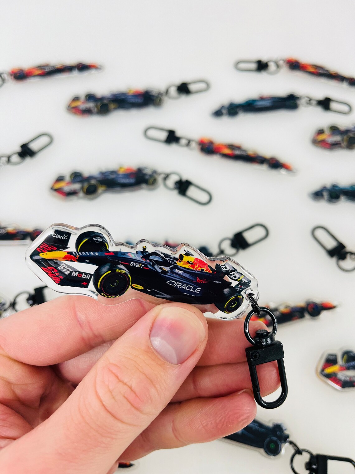 2024 Formula One Car Epoxy Resin Keyrings, F1 Keyrings, F1 Gift ...