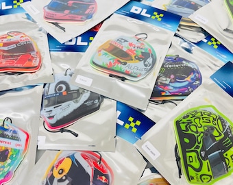 NEW* F1 Car Air Freshener | F1 Accessories Hamilton, Lando, Albon, Tsunoda, Colapinto, Max Helmets Gift Race Fan Christmas F1 gift