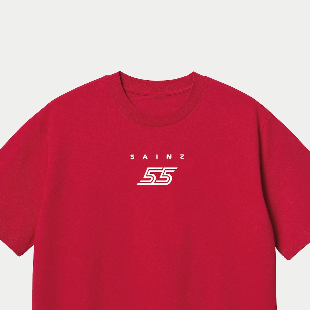Carlos Sainz 55 Formula 1 Oversized T-shirt