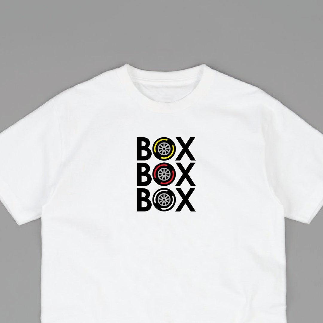 Box Box Box Formula One Racing T-shirt Motorsport Clothing F1 Pit Stop ...