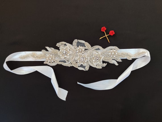 Stunning Bridal Belt With Crystal Rhinestone and Beautiful  display picture 2