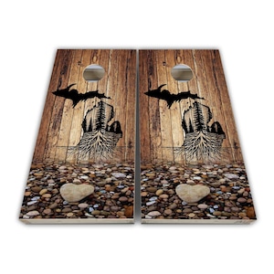 Michigan Cornhole Wraps - Cornhole Wraps - Cornhole Skins - Vinyl Wrap - Laminated Set