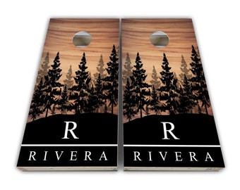 Personalized Name Custom Name Cornhole Wraps - Cornhole Wraps - Vinyl Wrap - Laminated Set