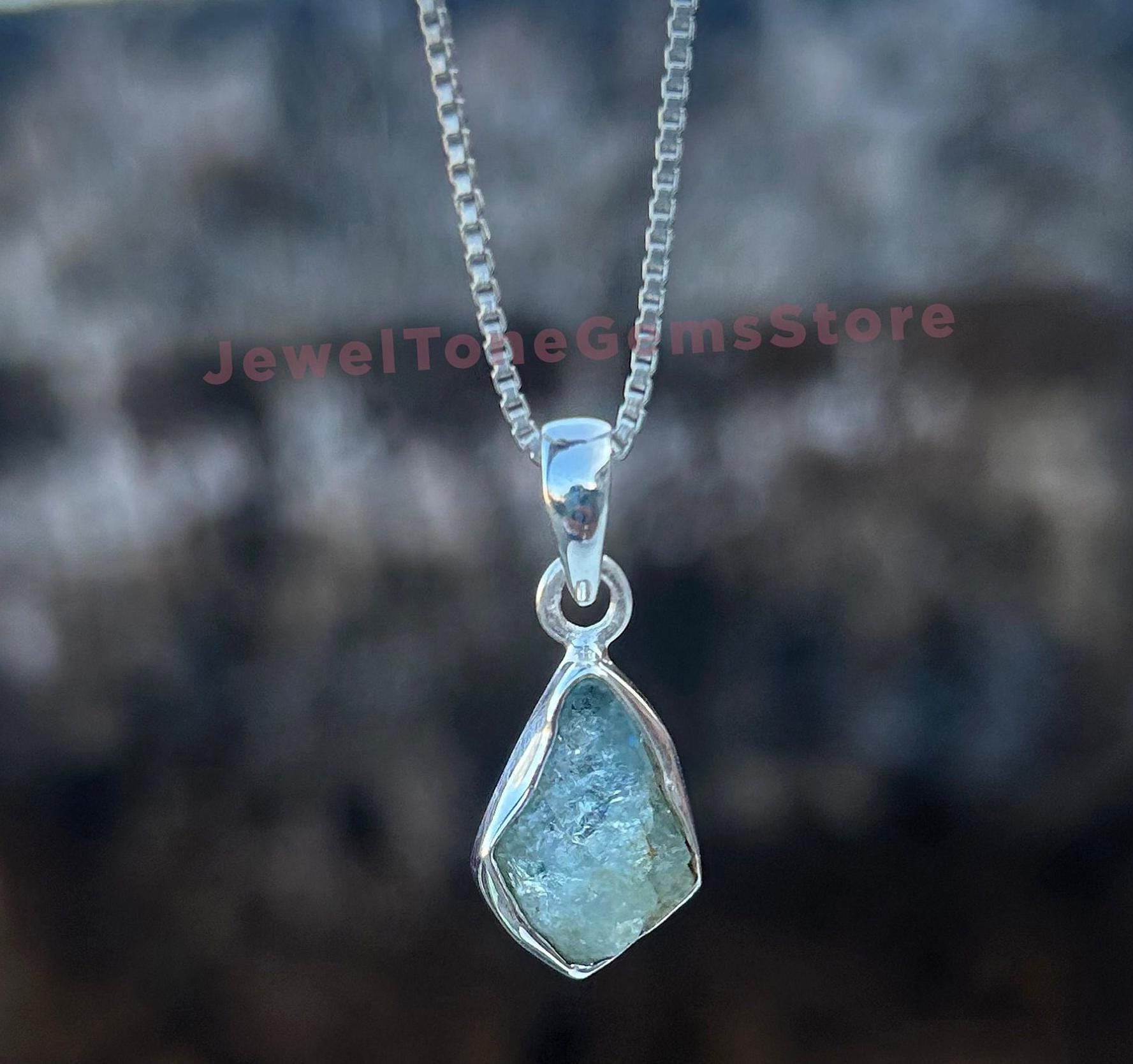 Aquamarin Anhänger Ca. 11 Ct - Schmuck 27.07.2023 - Startpreis: EUR 2