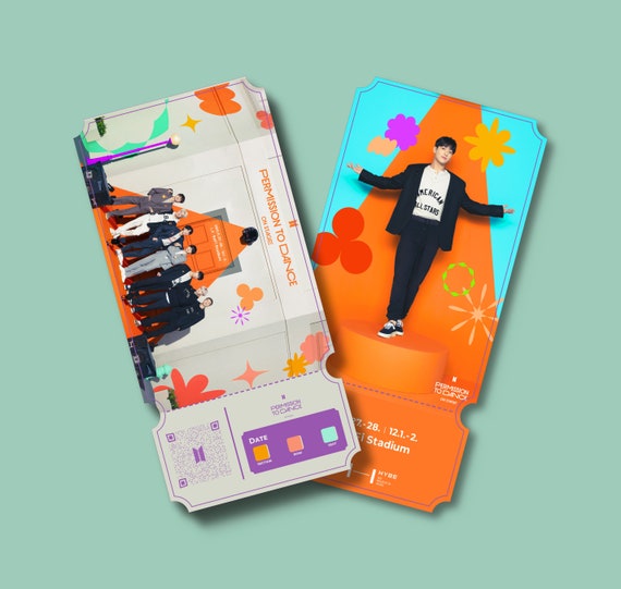 BTS PTD Permission to Dance Sofi Concert TICKET, Jungkook Version