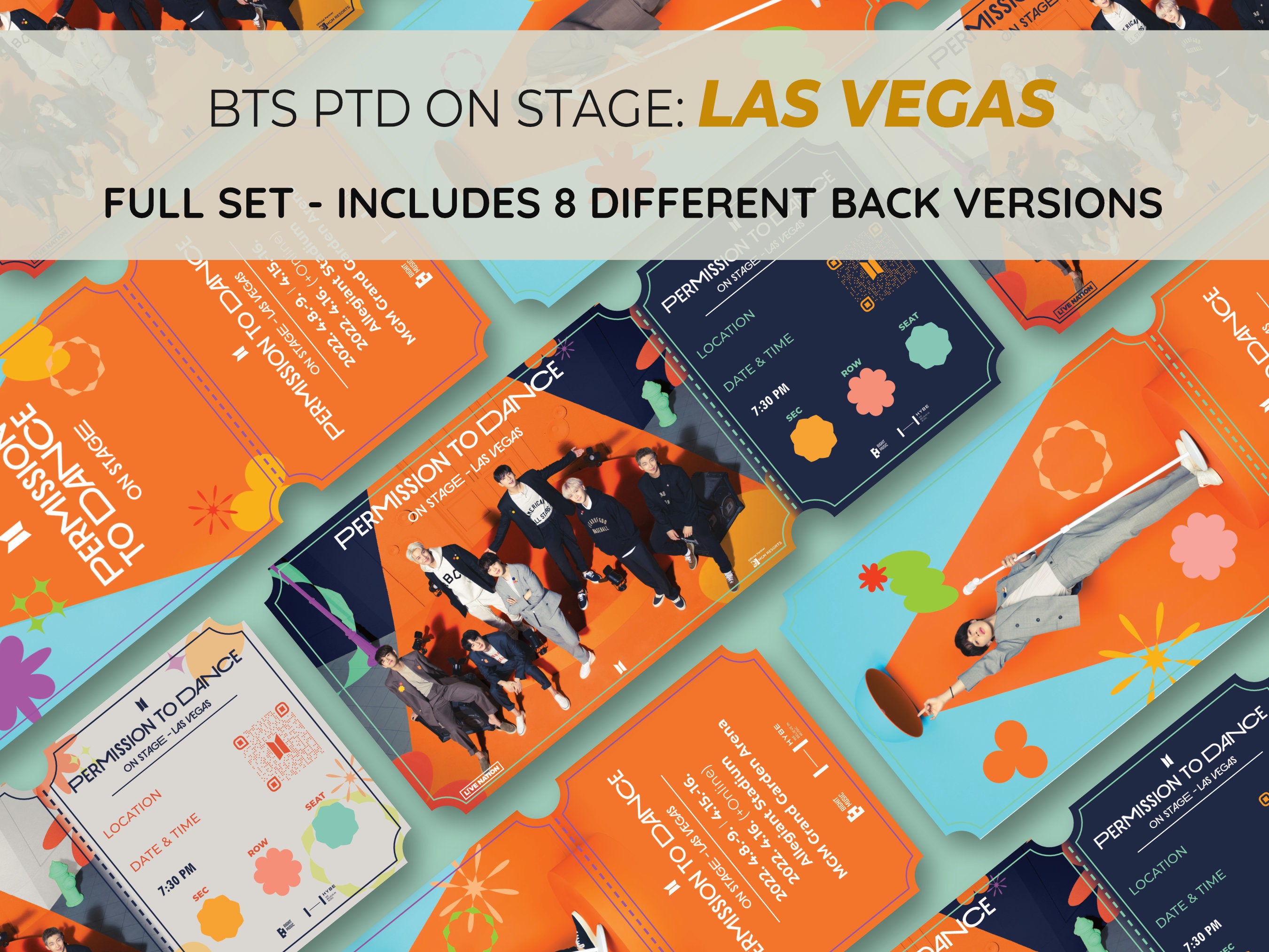 FULL Set Las Vegas BTS PTD Permission to Dance Concert 