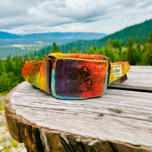 Tie Dye Hemp Fanny Pack