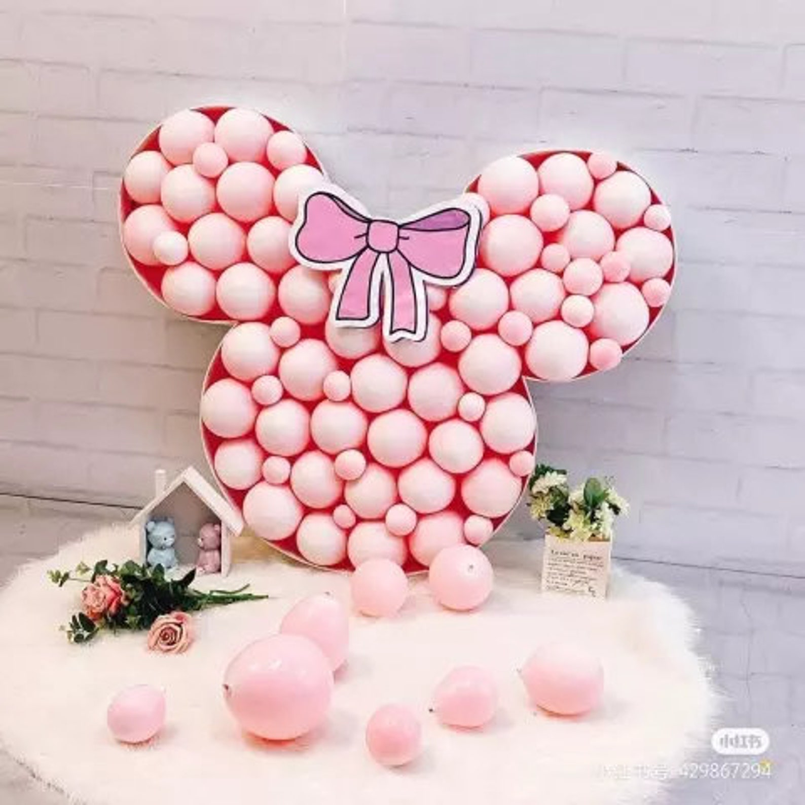 Mosaic Balloon Frame Figures Design Precut Kits 3 Ft Cutout Cardboard