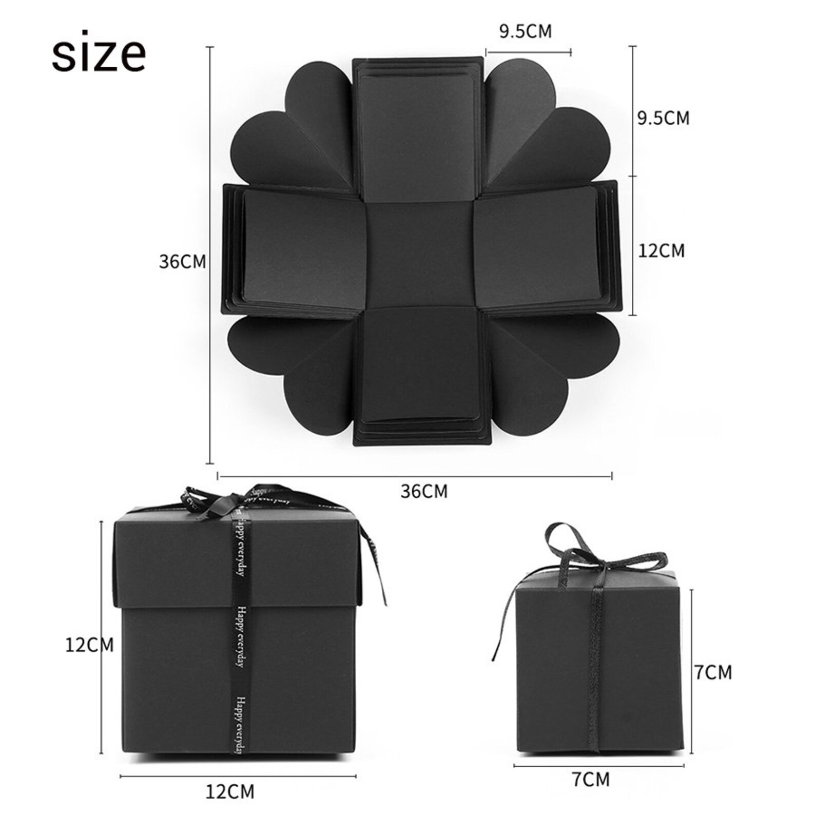 Explosion Gift Box Square DIY Photo Album Surprise Love Etsy