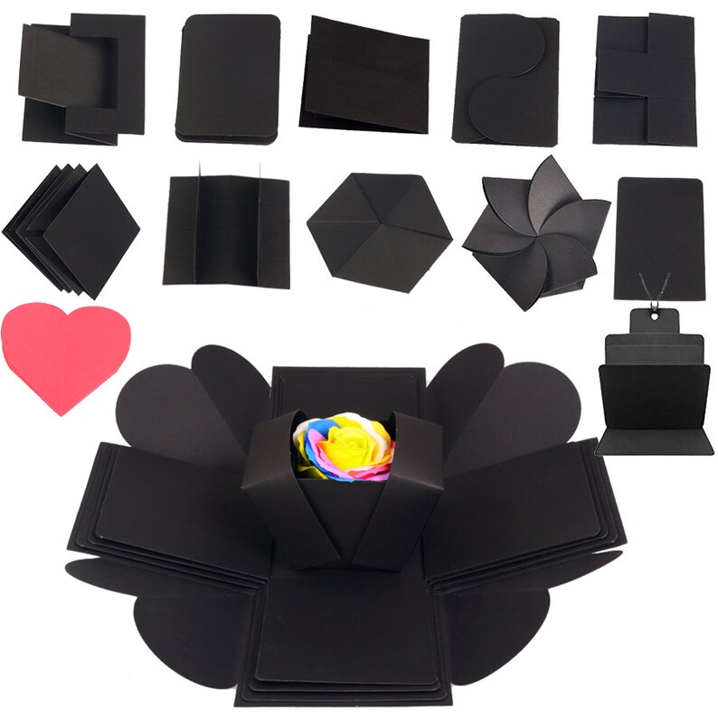 Explosion Gift Box Square DIY Photo Album Surprise Love Etsy