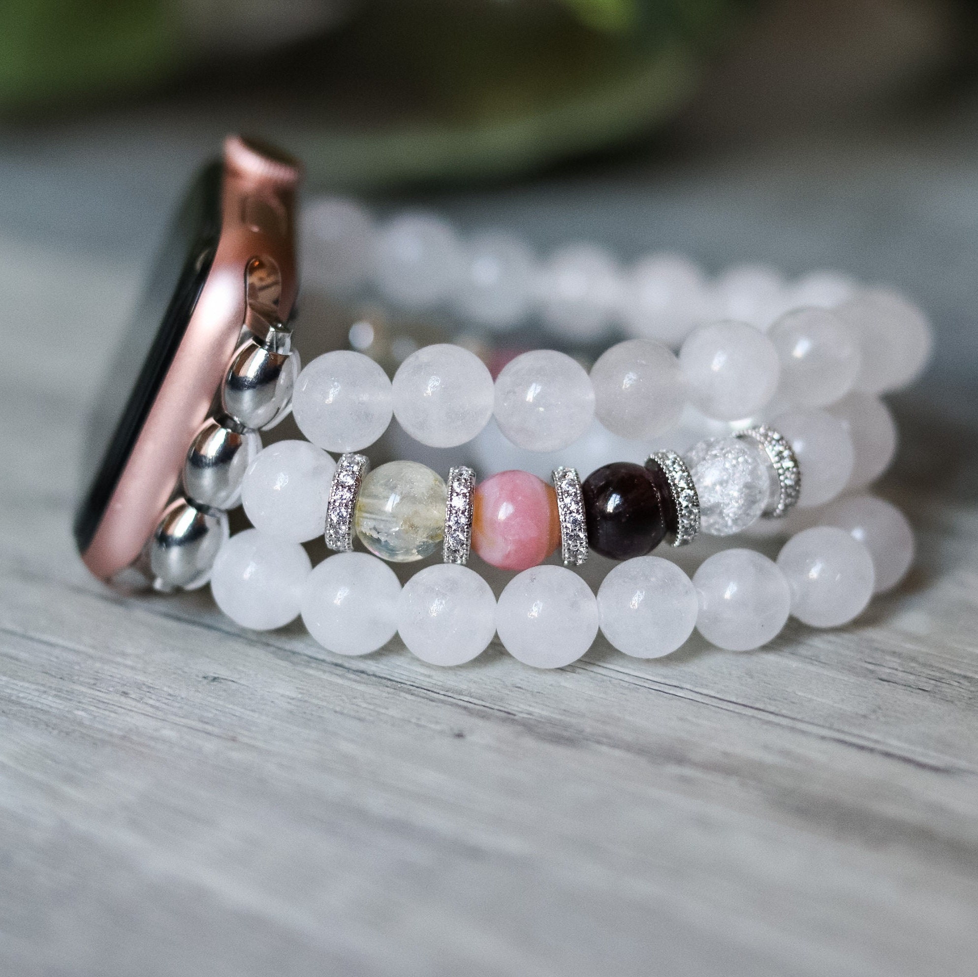 Birthstone deals top wooden watch