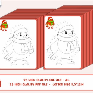 Printable Christmas Dot to Dot Holiday Activity for Kids Fun Christmas ...