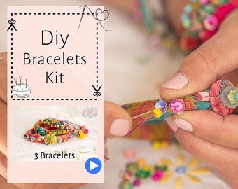 DIY Bracelet Kit, Christmas Crafty Gifts, Christmas Gifts For Mom, DIY Kits, Do It Yourself Gifts, DIY Jewelry Kit, Jewelry Making Kit