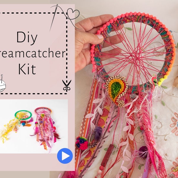 DIY Dream Catcher Kit, Crafts Kit For Teens and Kids, Craft Kit For Adults, Kits For Girls Party, Activity Kits, Easy Christmas Craft