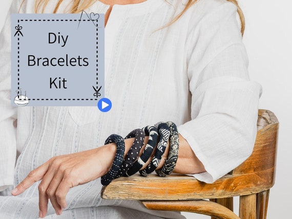 DIY Jewelry Kit, DIY Bracelet Kit for Adults, Handmade Kit