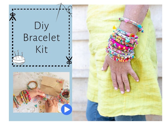 DIY Jewelry Kit, DIY Bracelet Kit, Craft Kit for Adults and Teens, Jewelry  Supplies, Boho Chic Craft Kit, Friendship Bracelet, Fun Craft 