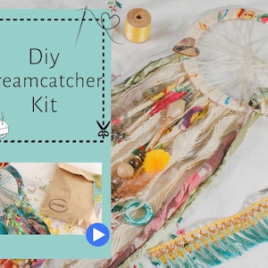 Kit acchiappasogni fai-da-te, Kit artigianali per adolescenti, Kit fai-da-te per bambini, Kit artigianali per bambini per una festa, Artigianato fai-da-te, Progetto creativo fai-da-te