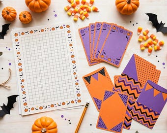 Halloween Party Games Bundle Printable | 8 Halloween Games for Kids & Adults | Halloween Party Activities | Instant Download PDF