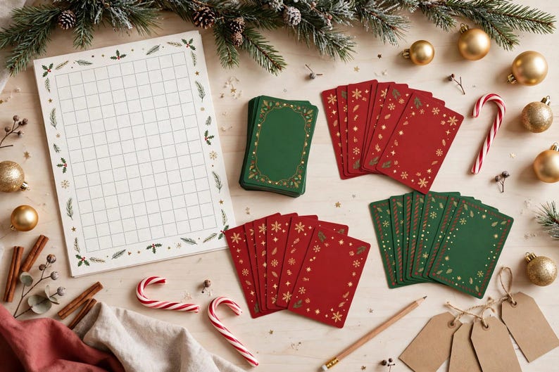Christmas Party Games Bundle Printable | Christmas Games for Family | Holiday Party Activities + Gift Tags | Instant Download image 1