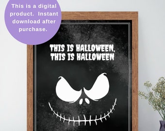 This is Halloween Digital Download - Halloween Wall Art - Halloween PNG - Halloween Digital Download - Halloween Sticker - Halloween Die Cut