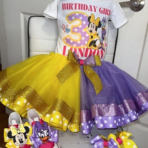 Custom Minnie Mouse and Daisy Tutu outfit