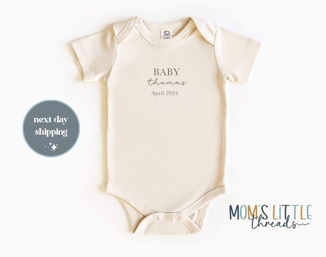 Personalized BABY Announcement Onesies®bodysuit Custom Etsy