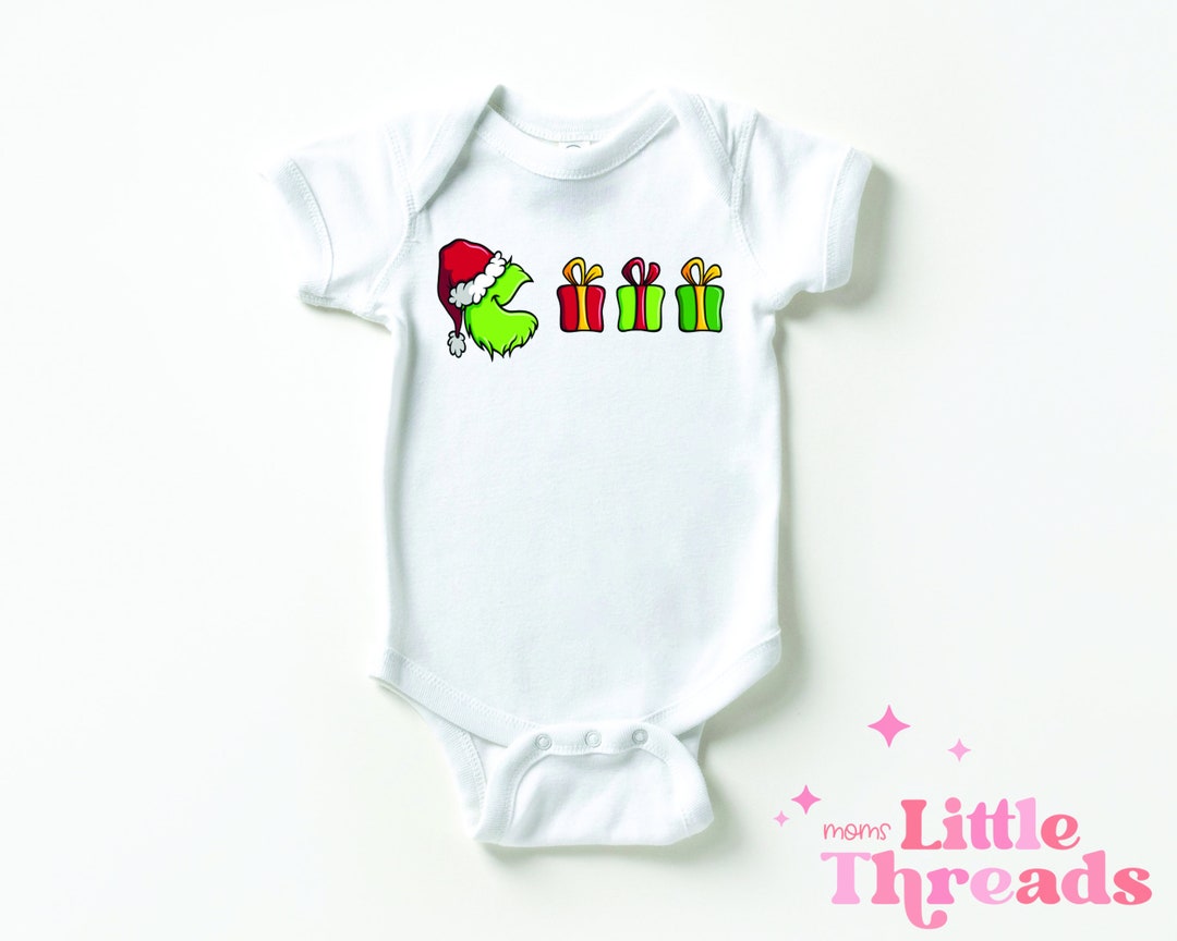 Christmas Inspired Grinch Bodysuit Baby Bodysuit Grinch Etsy