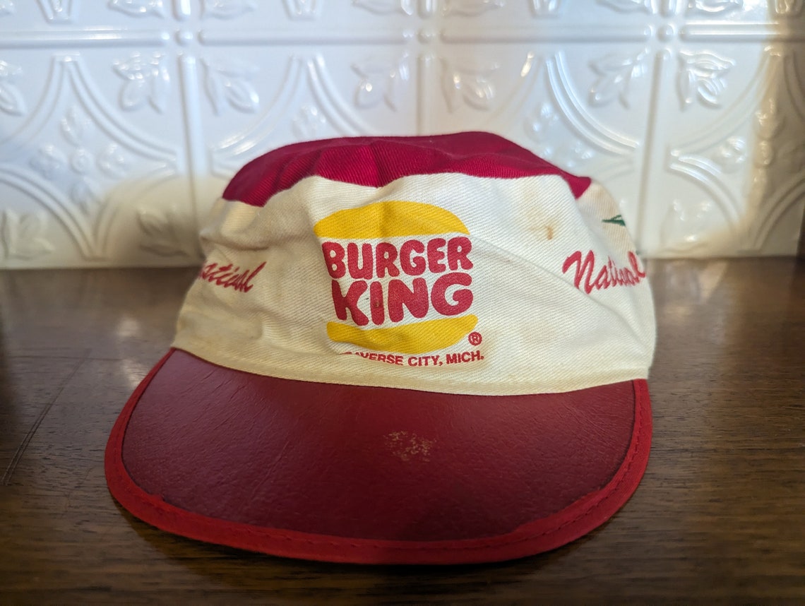 Vintage Burger King Hat - Etsy