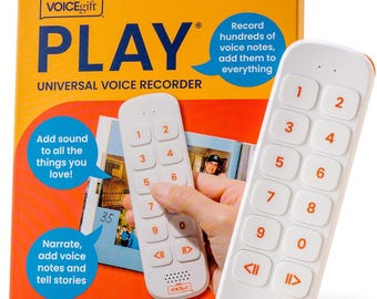 VOICEGIFT PLAY® - Universal Voice Recorder - 10 Hour Capacity