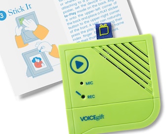 Voice-Over® Recorder For Picture Frames | 1-Pack