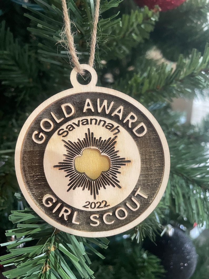 Girl Scout Award Ornament - Etsy