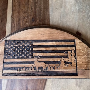 Authentic Half Bourbon Barrel Head