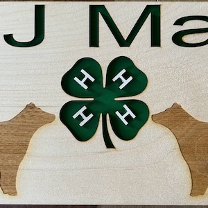 4 H Rabbit Signs 4H Show Signs - Etsy