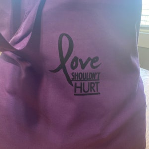 Love Shouldn't Hurt Decal Domestic Violence Awareness -  Portugal