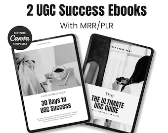 Ultimate UGC ebook bundle with PLR & MRR with Master Resell Rights and Private Label Rights |Dfy digital marketing guide to Sell
