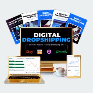 Digital Dropshipping Mastery | Selling on etsy | Plr digital products | MRR | PLR | Plr Courses | Passive Income | plr bundle