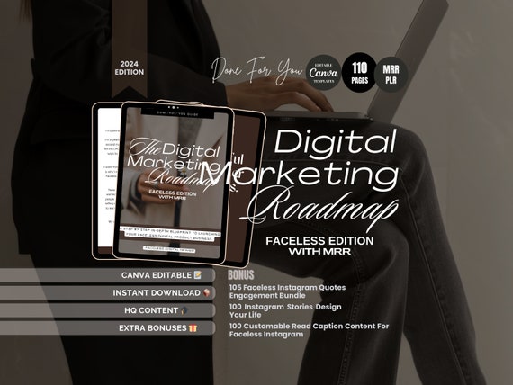PLR Ebook PLR Digital Product Master Resell Rights Ebook Digital Marketing MRR Template Digital Marketing Roadmap Resell rights