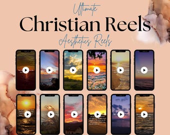 MRR Faceless Videos Christian PLR Reels Bible Quotes Christian Quotes Instagram Reels PLR Faceless Reels Master Resell Right Christian Reels