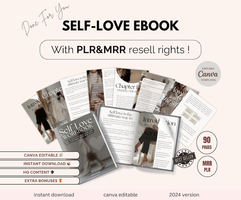 Plr Self-Help eBook mrr | Ebooks | Self-Improvement | Bundle Commercial Use | MRR | PLR | Master Resell Rights image 1