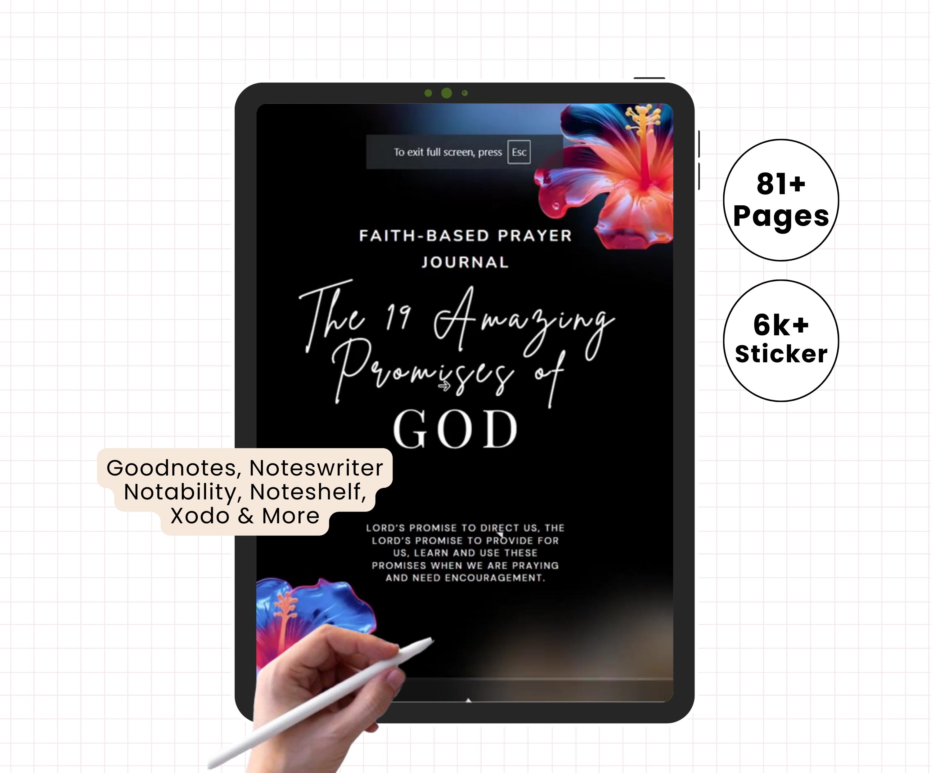 Devotion Commercial KDP Interior Prayer Commercial Use Printable Journal Digital Planner ...