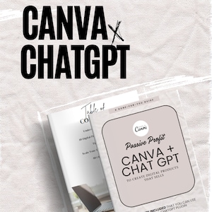 EbookPassiver Profit mit Canva + ChatGPT Done For You DFY Ebook PLR Digitaler Produktführer