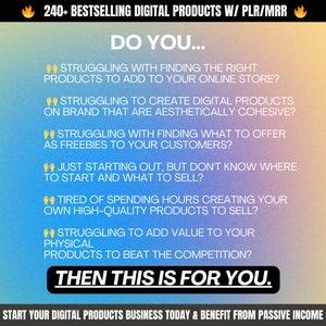 240+ PLR Digital Products Bundle Master Resell Rights MRR Private Label ...