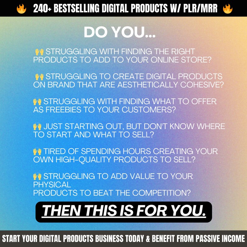 240+ PLR Digital Products Bundle Master Resell Rights MRR Private Label ...