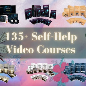 135 Self Help plr Video Course plr Bundle for men With Resell Rights - Commercial Use - Master Resell Rights