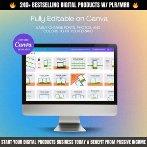 240+ PLR Digital Products Bundle Master Resell Rights MRR Private Label ...