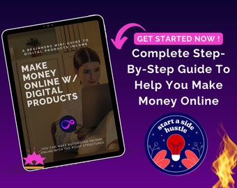 How To Sell Digital Products On Etsy | Ebook | Beginners Store Guide To Start Selling in 2024| Passive income | 10 Free MRR Digital Products